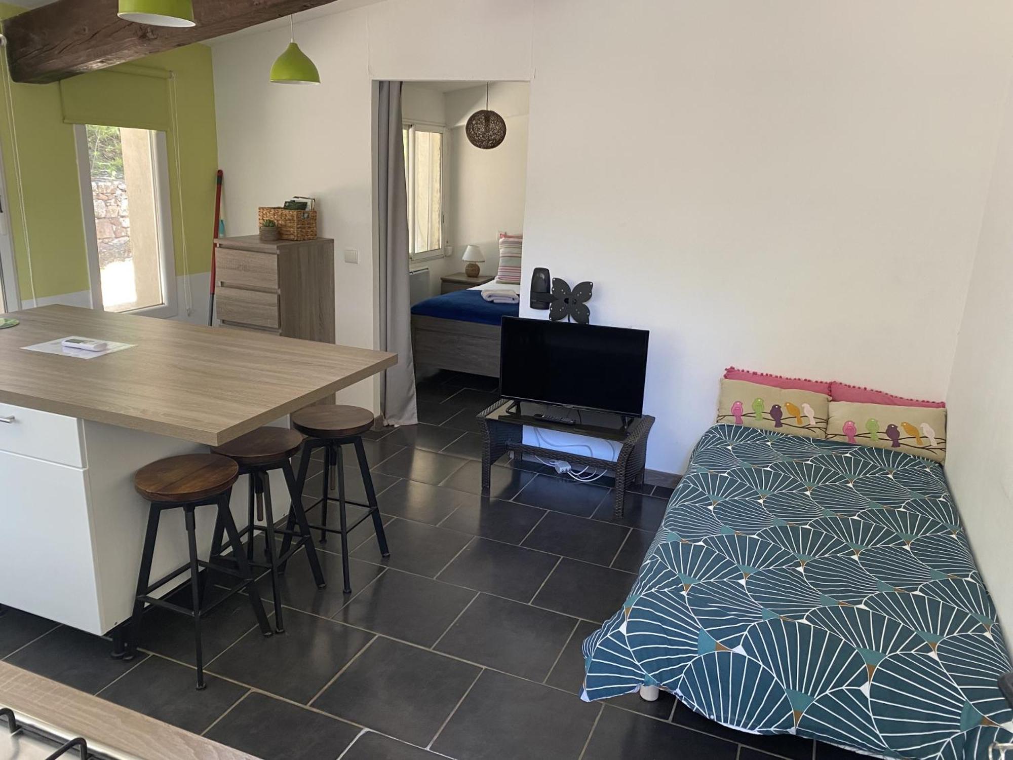 Villa Le Patio Bleu à La Crau Chambre photo