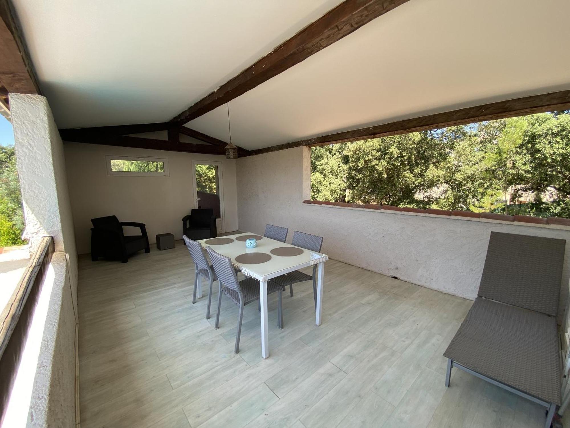 Villa Le Patio Bleu à La Crau Chambre photo