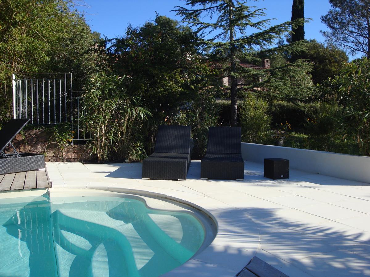 Villa Le Patio Bleu à La Crau Extérieur photo